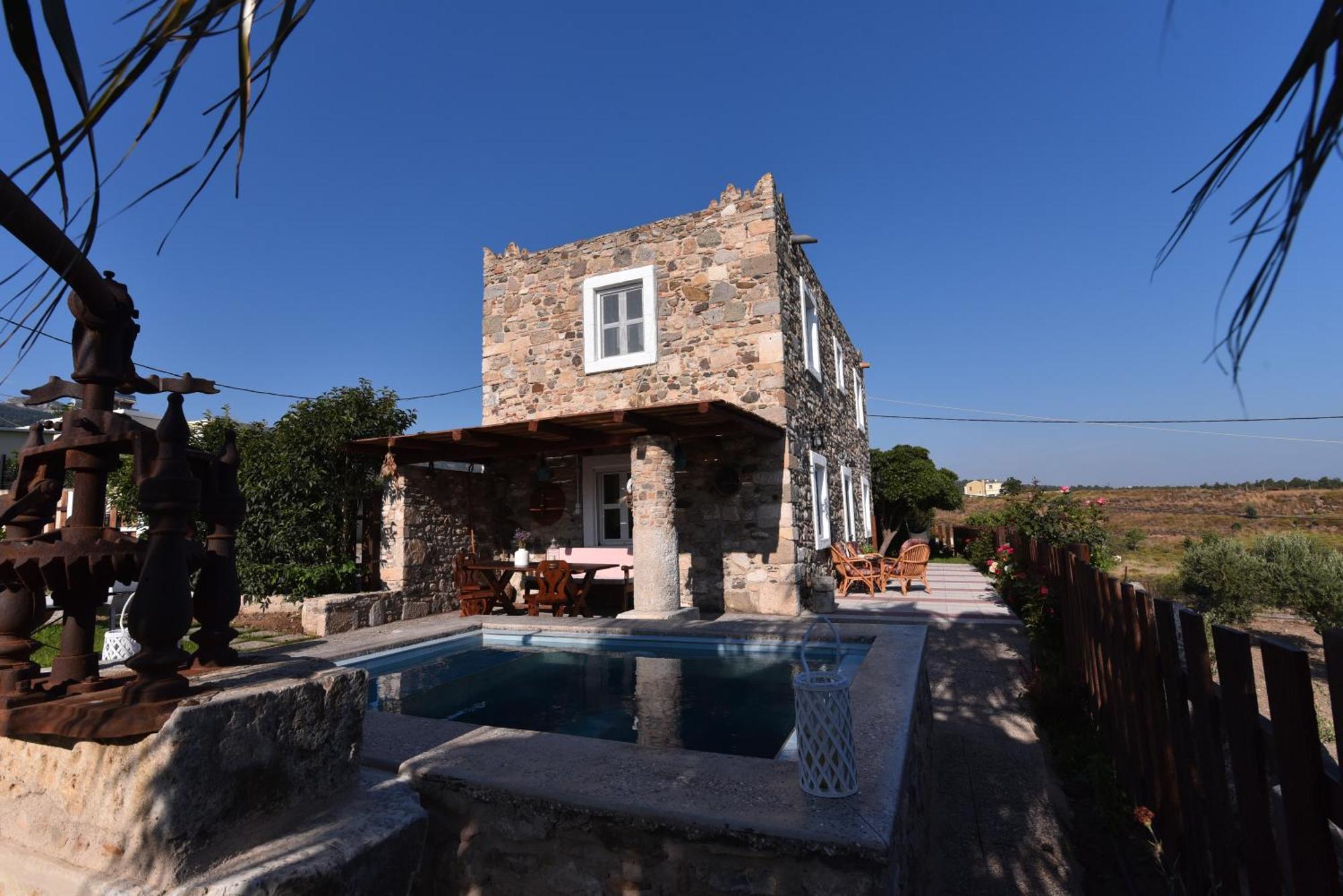 Traditional Kos Villa With Swimming Pool, Lawn Yard And Bbq Zewnętrze zdjęcie
