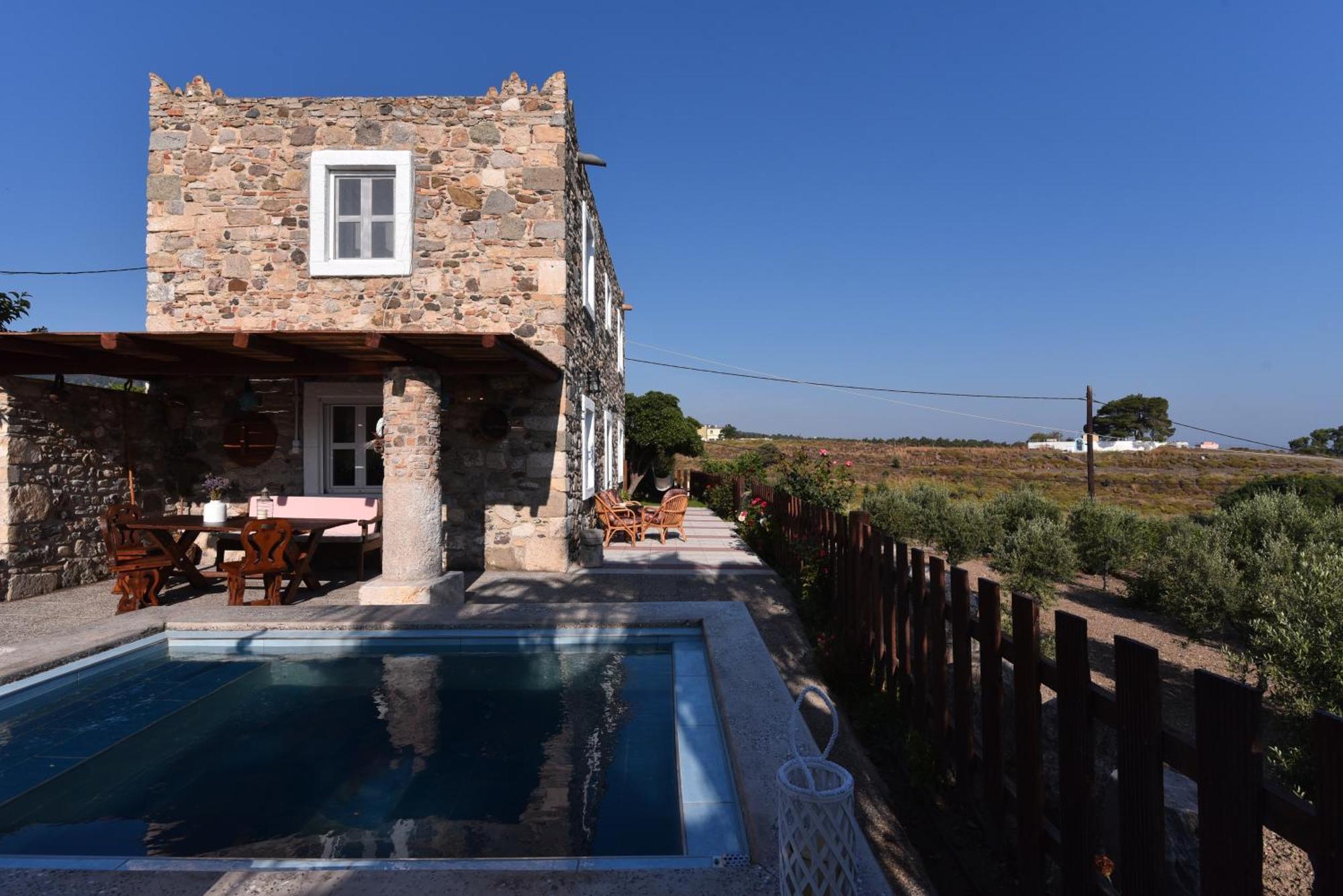 Traditional Kos Villa With Swimming Pool, Lawn Yard And Bbq Zewnętrze zdjęcie